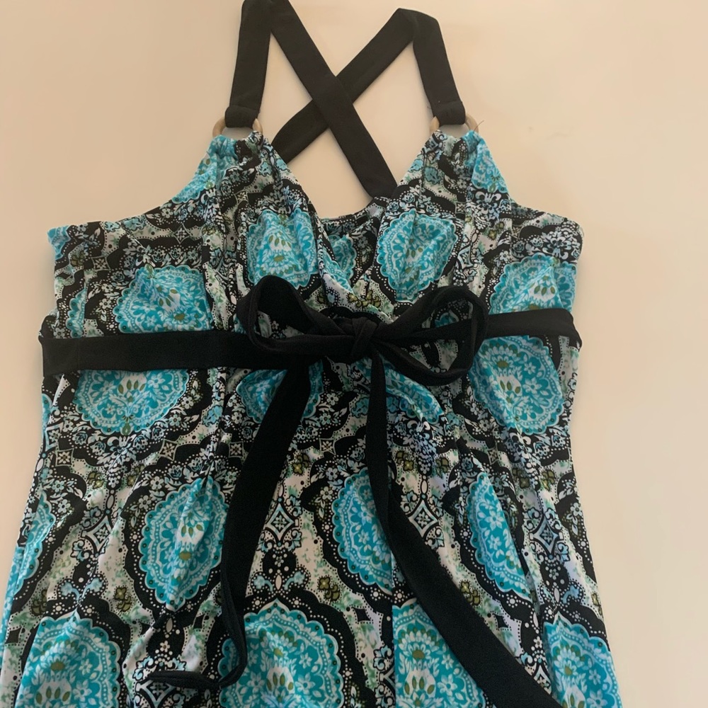 INC pattered maxi dress sz L